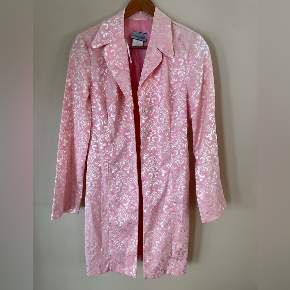 Breaking’ Loose Pink Long Blazer Coat Size 5/6
